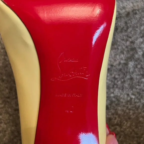 Christian Louboutin 100 mm heels great condition size 40 - Picture 8 of 12